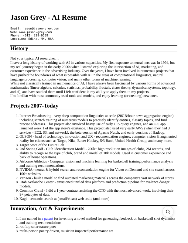 AI Resume thumbnail